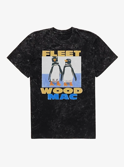 Fleetwood Mac Twin Penguins Mineral Wash T-Shirt