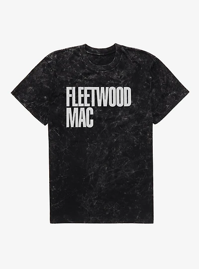 Fleetwood Mac Logo Mineral Wash T-Shirt