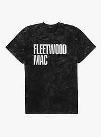 Fleetwood Mac Logo Mineral Wash T-Shirt