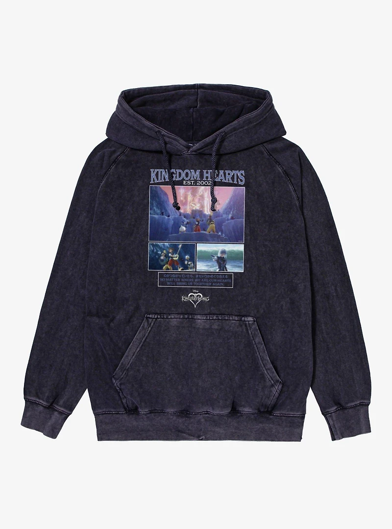 Disney Kingdom Hearts Est. 2002 Our Bring Us Together Mineral Wash Hoodie