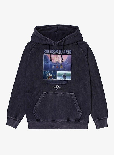 Disney Kingdom Hearts Est. 2002 Our Bring Us Together Mineral Wash Hoodie