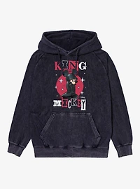 Disney Kingdom Hearts King Mickey Stars Mineral Wash Hoodie