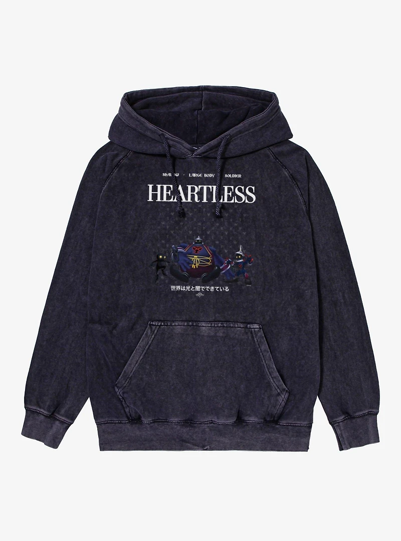 Disney Kingdom Hearts Heartless Trio Mineral Wash Hoodie