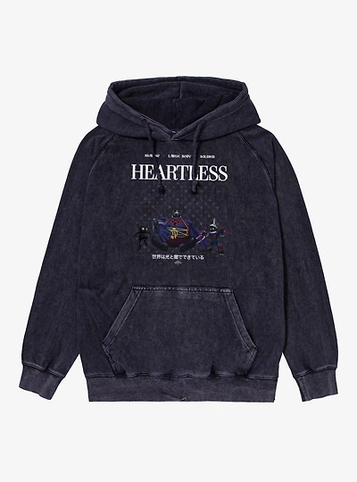 Disney Kingdom Hearts Heartless Trio Mineral Wash Hoodie