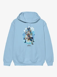 Disney Kingdom Hearts Cloud Group Shot Hoodie