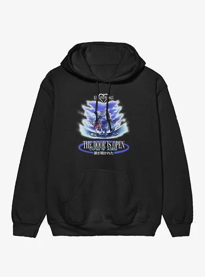 Disney Kingdom Hearts Door Is Open Sora Riku Hoodie