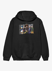 Disney Kingdom Hearts Heroes Line Up Panel Sora Donald Goofy Mickey Riku Hoodie