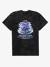 Disney Kingdom Hearts Door Is Open Sora Riku Mineral Wash T-Shirt