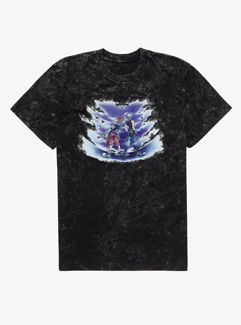 Disney Kingdom Hearts Sora & Riku Mineral Wash T-Shirt