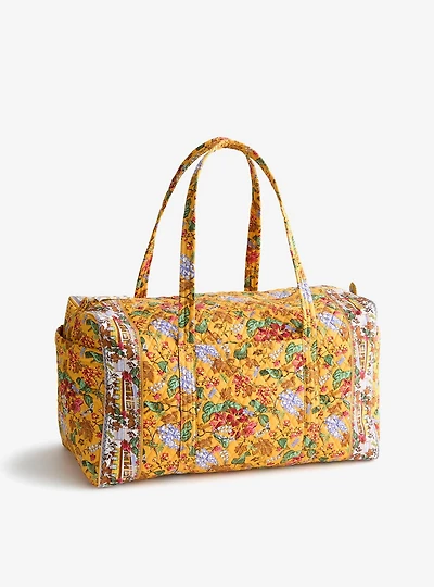 Vera Bradley x Gilmore Girls Floral Quilted Original Duffel Bag