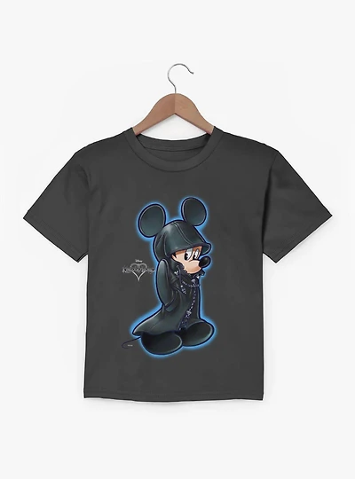 Disney Kingdom Hearts Black Robe Mickey Youth T-Shirt