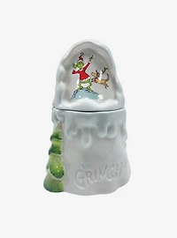 Dr. Seuss How The Grinch Stole Christmas Grinch on Mt Crumpit Cookie Jar