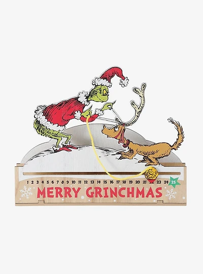 Flourish Dr. Seuss How The Grinch Stole Christmas Countdown Decor