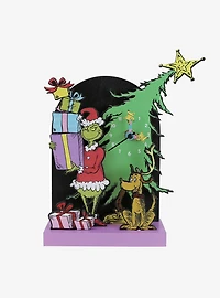 Allen Designs Dr. Seuss How The Grinch Stole Christmas Desk Clock
