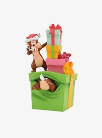 Disney Showcase Collection Chip and Dale with Christmas Presents Figurine