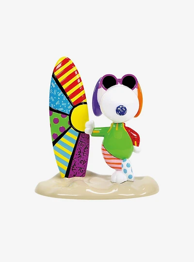 Britto Peanuts Joe Cool Surf Figurine