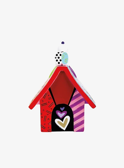 Britto Peanuts Snoopy's Dog House Figurine