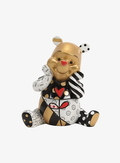 Britto Disney Winnie The Pooh Gold Midas Figurine
