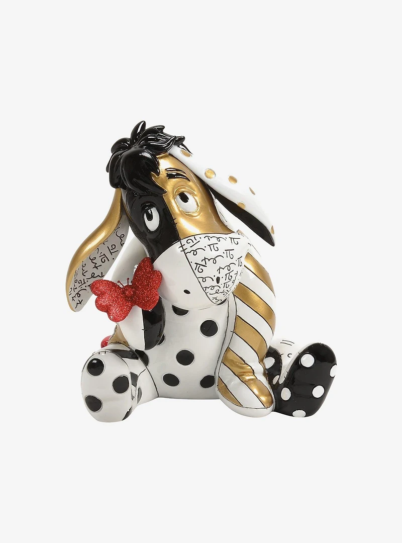 Britto Disney Winnie The Pooh Eeyore Midas Gold Figurine