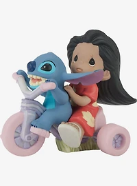 Precious Moments Disney Lilo & Stitch Riding Wheel Figurine