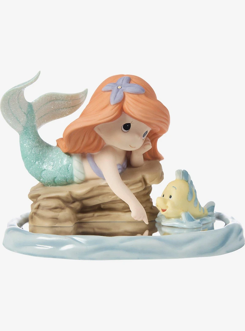 Precious Moments Disney Princess Ariel With Mirror Figurine