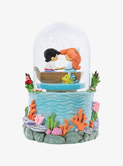 Precious Moments Disney Princess Ariel And Eric Musical Waterball