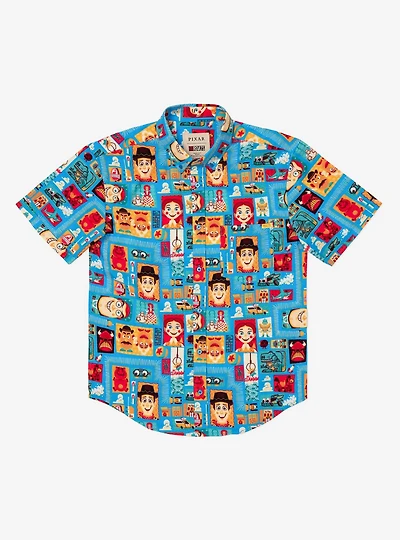 RSVLTS x Disney and Pixar Toy Story "Woodcut Woody & Friends" KUNUFLEX Short Sleeve Shirt