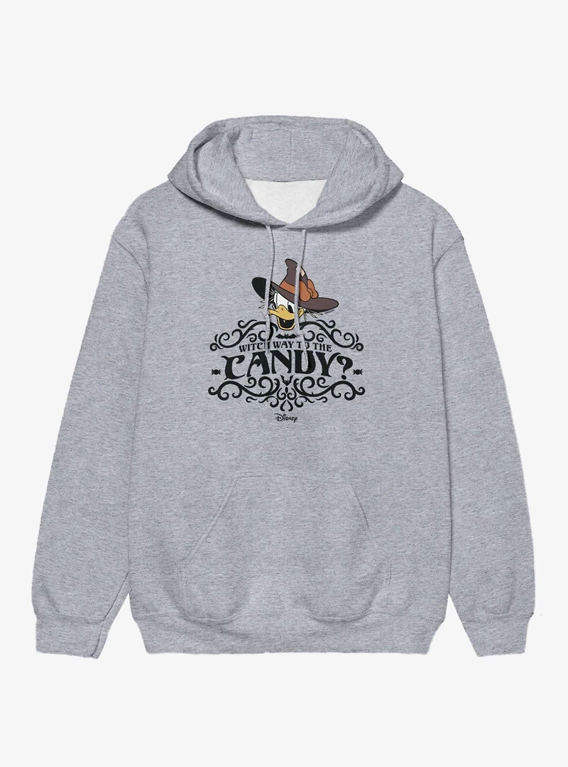 Disney Mickey Mouse Witch Way To Candy Straw Hat Daisy Hoodie