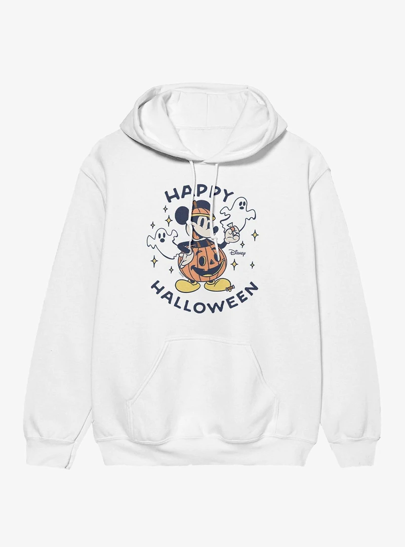 Disney Mickey Mouse Happy Halloween Pumpkin Hoodie