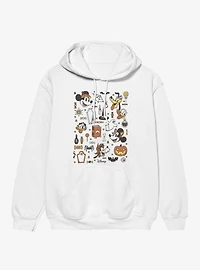 Disney Mickey Mouse Halloween Collage Candy Costumes Hoodie