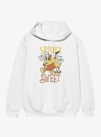 Disney Mickey Mouse Spooky Sweet Candy Corn Donald Duck Hoodie
