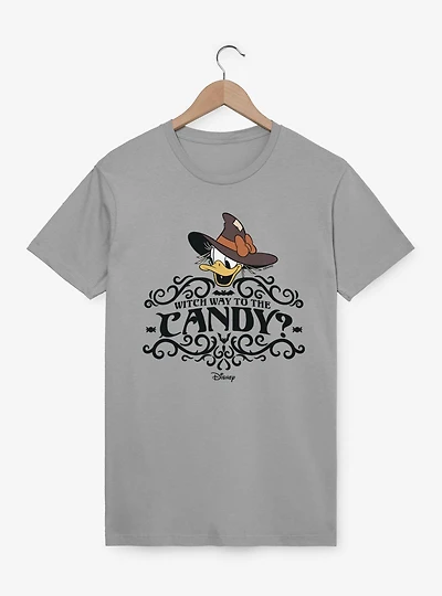 Disney Mickey Mouse Witch Way To Candy Straw Hat Daisy T-Shirt