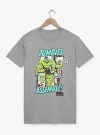 Marvel Zombies Assemble Hulk Captain America T-Shirt