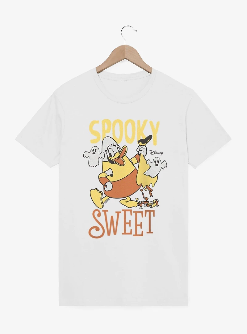 Disney Mickey Mouse Spooky Sweet Candy Corn Donald Duck T-Shirt