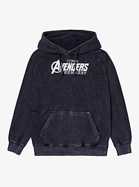 Marvel Avengers Doomsday Logo Mineral Wash Hoodie