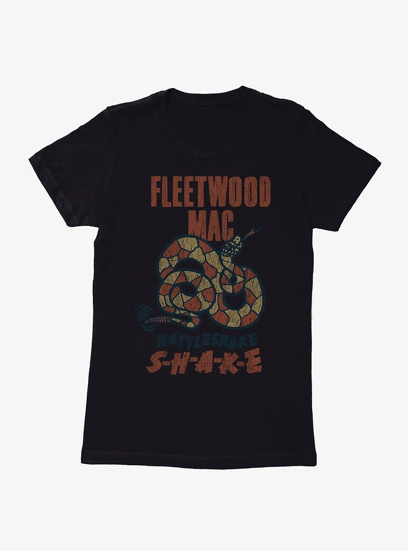 Fleetwood Mac Rattlesnake S-H-A-K-E Womens T-Shirt