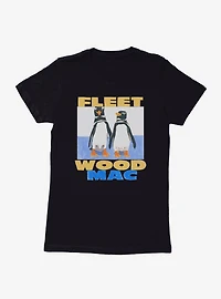 Fleetwood Mac Twin Penguins Womens T-Shirt