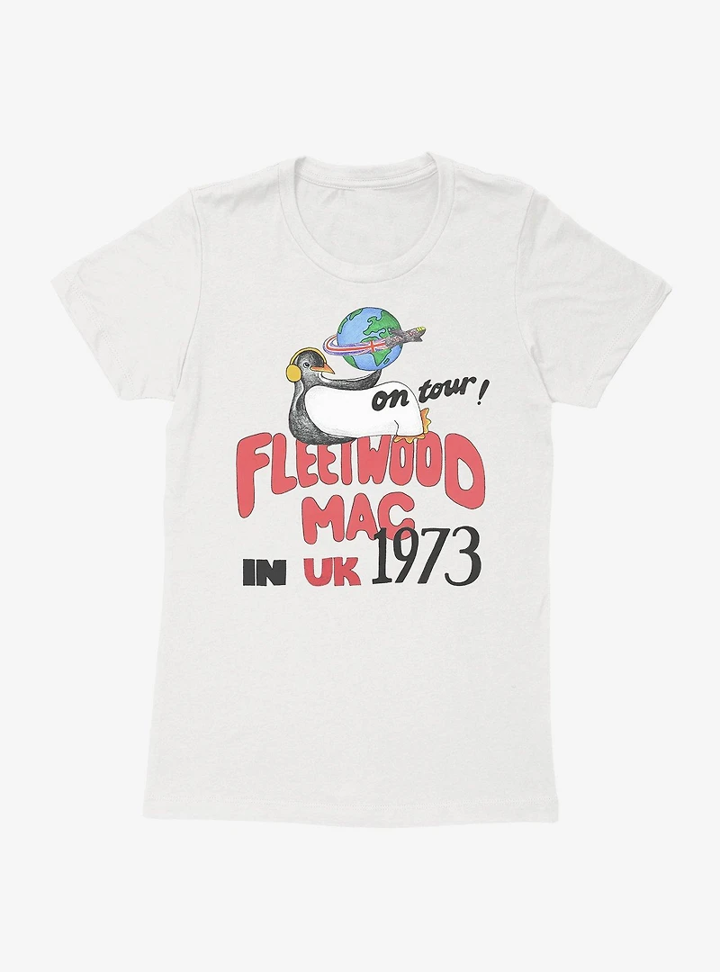Fleetwood Mac UK Tour 1973 Womens T-Shirt