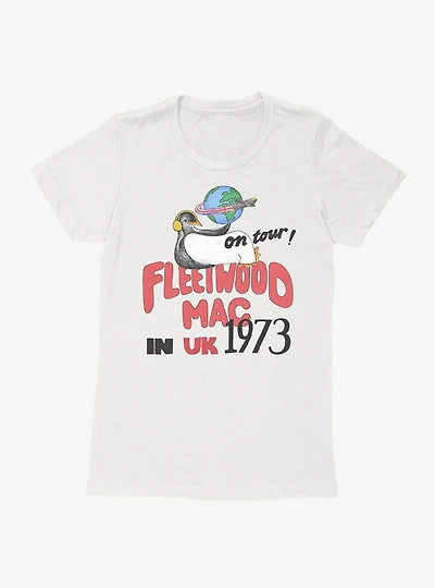 Fleetwood Mac UK Tour 1973 Womens T-Shirt