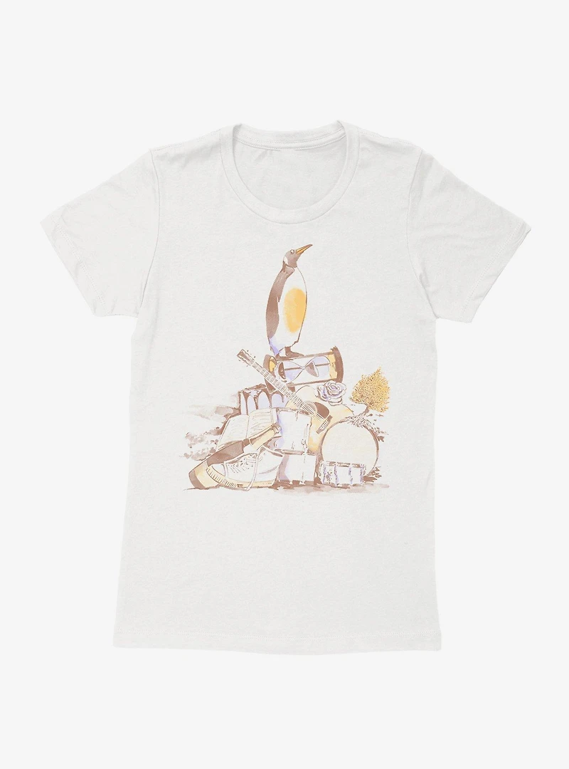 Fleetwood Mac Penguin Pile Womens T-Shirt