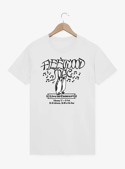Fleetwood Mac Live Concert Flyer T-Shirt