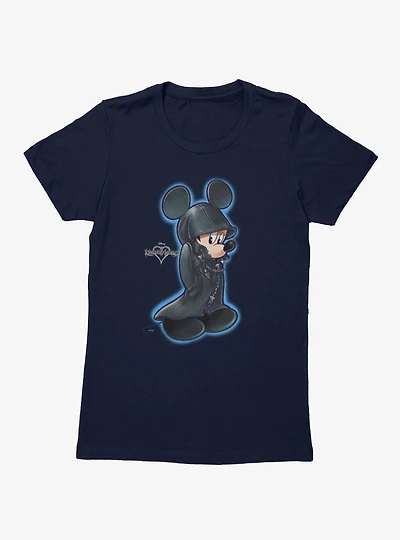 Disney Kingdom Hearts Black Robe Mickey Womens T-Shirt