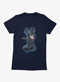 Disney Kingdom Hearts Black Robe Mickey Womens T-Shirt