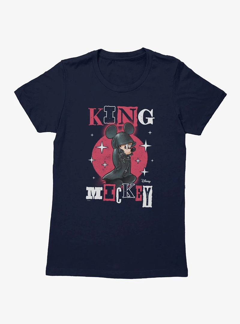 Disney Kingdom Hearts King Mickey Stars Womens T-Shirt