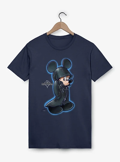 Disney Kingdom Hearts Black Robe Mickey T-Shirt