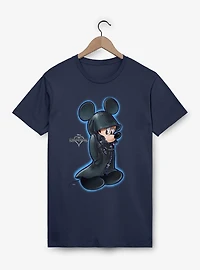 Disney Kingdom Hearts Black Robe Mickey T-Shirt