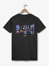 Disney Kingdom Hearts Hero Panels Sora Donald Goofy Mickey Riku T-Shirt