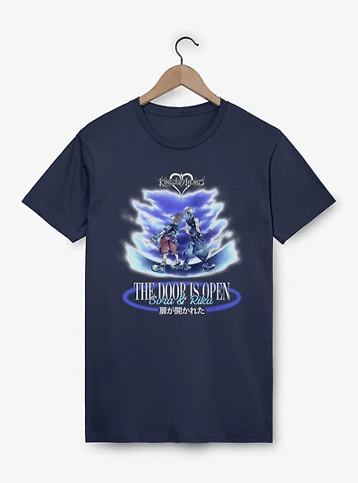 Disney Kingdom Hearts Door Is Open Sora Riku T-Shirt