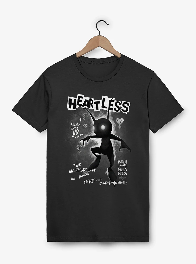 Disney Kingdom Hearts Heartless World Of Light And Darkness T-Shirt