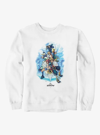 Disney Kingdom Hearts Cloud Group Shot Sweatshirt
